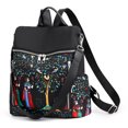 thumbnail image 2 of Mochila Bolso Mochila étnica retro para mujer, estudiante, niña, tela Oxford, grandes para libros escolares, 2 of 6