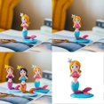 thumbnail image 3 of Decor Resin Mermaid Desktop Ornament for Decoration Red Craft, 3 of 4