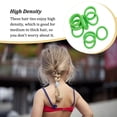 thumbnail image 4 of 20 Pcs Bandeau Haute Élasticité Extensible Style Preppy Coloré Haute Densité Sans Accroc Accessoires Chouchou Vert Fluorescent, 4 of 7
