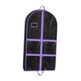 thumbnail image 4 of Bolsa para ropa de baile, funda antipolvo para vestidos de tela no tejida, protector de ropa para niños. Púrpura Negro, 4 of 8