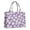 Purple Daisy Flower-1, variant on Large Capacity Tote Bag,Orange Daisy Flower Smiley Faces Pattern Handbag Fashion Luxury Tote Bag,15.7"x13"x 5.1" Inches,Laptop Compatible