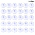 thumbnail image 1 of 30 Uds. De ventosas redondas transparentes de Pvc, ventosas de plástico reutilizables sin ganchos (4,5 cm) kaili Sencillez, 1 of 3
