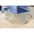 thumbnail image 2 of Maklaine Mirrored Glass-encased Crystal Cocktail Table, 2 of 9