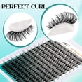 thumbnail image 2 of Kit de extensión de pestañas GEMERRY Thick Lash Clusters D Curl 80P, 2 of 9
