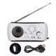 thumbnail image 1 of Radio de manivela RD322, Radio meteorológica de emergencia multifuncional AM FM para iluminación de corte de energía, Camping al aire libre, 1 of 9