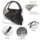 thumbnail image 4 of Easygdp Black And White Boston Terrier Bolsa de Almuerzo Insulada Reutilizable, Bolsa de Mano y Bandolera para Oficina, Trabajo, Viajes, 4 of 6