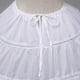 thumbnail image 5 of Enagua Blanca Larga de 6 Aros, Extra Completa, Enagua de Crinolina con Bola de Colcomx Boda novia crinolina, 5 of 8