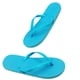 thumbnail image 2 of Sandalias planas Qarigey para mujer antideslizantes verano piscina playa color azul cielo Talla S M L, 2 of 6