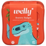 Welly Bandages Dinosaur 48 Count (Pack Of 4)