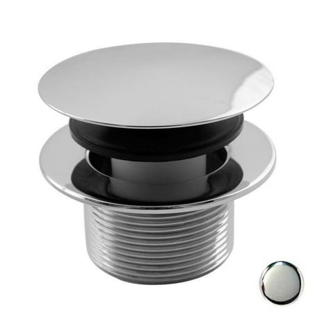 

1.5 in. Round Mushroom Tip Toe Bath Drain - Polished Chrome