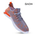 thumbnail image 3 of Tenis Para Hombre Calzado Estilo Deportivo Cómodos y Transpirables Gris con Naranja Gaon GAON15, 3 of 9