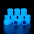 thumbnail image 3 of Glow in The Dark Tire Caps, Fluorescent Luminous ABS Air Caps, Weather Resistant Dust Proof Stem Covers for Car Truck SUV Motorcycle Bike Wheels, Night Safety Visibility Accessories, 3 of 7