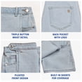 thumbnail image 4 of Jessica Simpson Girls Denim Skort Casual Mid Waist Denim Skirts with Shorts with Pockets, 4 of 7