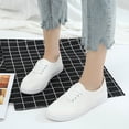 thumbnail image 3 of 2024 New Loafers Flat Shoe Sneakers for Women Shoes Breathable Women's Casual Female Comfor Sneakers Lace Up Solid Color, 3 of 5