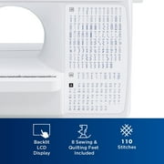 Brother XR9550 Computerized Sewing and Quilting Machine, 165 Built-in Stitches, LCD Display, Wide Table, 8 Presser Feet and Water-Soluble Stabilizer Roll Included