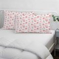 thumbnail image 4 of Pink Spring Floral Body Pillow Cover, Pillowcase Protectors with Zipper, Breathable Decorative Throw Pillow Case Cover, Summer Botanical Floral Watercolor Pillow Shams for Couch Sofa 24x36Inch, 4 of 8