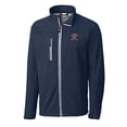 thumbnail image 2 of Men's Cutter & Buck  Navy Tacoma Rainiers  Clique Telemark Eco Stretch Softshell Full-Zip Jacket, 2 of 3