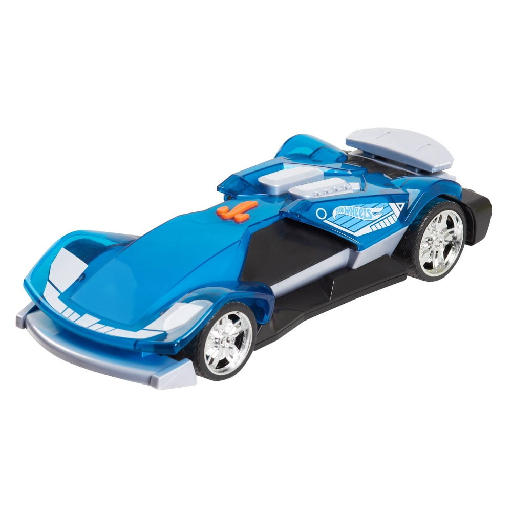 Hot Wheels Color Crashers Cyber Speeder Motorized Toy