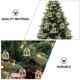 thumbnail image 5 of EeaseMX 20 piezas de adornos colgantes para árbol de Navidad de madera con adorables formas de casa., 5 of 8