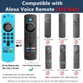 thumbnail image 2 of Pinowu Firestick Remote Cover Case (Glow in the Dark) Compatible with Alexa Voice Remote 3rd Gen, Anti Slip Sleeve with Lanyard Suitable for Fire TV Stick 4K / 4K max Remote, 2 of 3