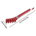 thumbnail image 3 of Stainless Steel Pasta Tongs with Silicone Tips, Non- Serving Tongs for Noodles, Spaghetti & BBQ (Locking Design), 3 of 4