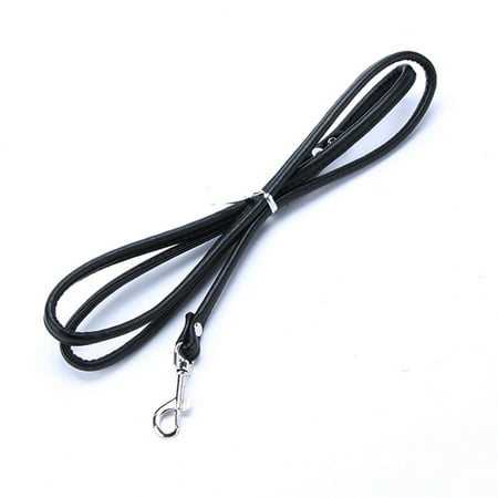 Pet Puppy Cat Dog Collar Leash PU Leather Long Leash Lead for Small