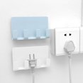 thumbnail image 4 of maskred 2*Practical Wall Phone Holder Charging Box Bracket Stand Towel Holder Keys Shelf White 1Set, 4 of 6