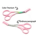 thumbnail image 5 of SDJMa Eyebrow Trimmer Scissors with Comb Eyebrow Shaping Cut Scissors Non Slip Finger Grips Hair Removal,Stainless Steel Eyebrow Scissors with Comb,Beauty Accessories for Men Women (K), 5 of 5
