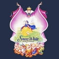 thumbnail image 2 of Mens Snow White and the Seven Dwarfs Classic Evil Queen Movie Poster T Shirt, 2 of 4
