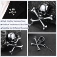 thumbnail image 6 of FaithHeart Skull Skeleton Brooch Pins for Men Women Gothic Punk Suit Lapel Collar Pin Fashion Costume Jewelry Gift for Dad Jacket Shirt Bag Hat, 6 of 12