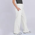 thumbnail image 4 of IDALL Sweatpants Women Wide Leg Sweatpants Women High Waisted Wide Leg Sweatpants Baggy Straight Leg Yoga Track Pants Lightweight Comfy Pants W/Pockets Yoga Pants Women Baggy Pants White L, 4 of 9