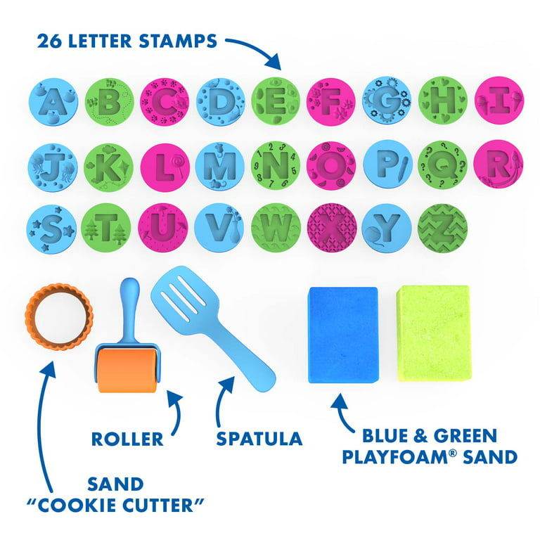 Educational Insights Playfoam Sand ABC Cookies Set, Sensory Set, Play Sand  for Sensory Play, Boys & Girls Ages 3 4 5+ 