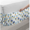 thumbnail image 2 of Botanical Bed Skirt, View of Various Plantation in Pots Garden Elements, Elastic Bedskirt Dust Ruffle Wrap Around for Bedding Decor, 4 Sizes, Multicolor, by Ambesonne, 2 of 2