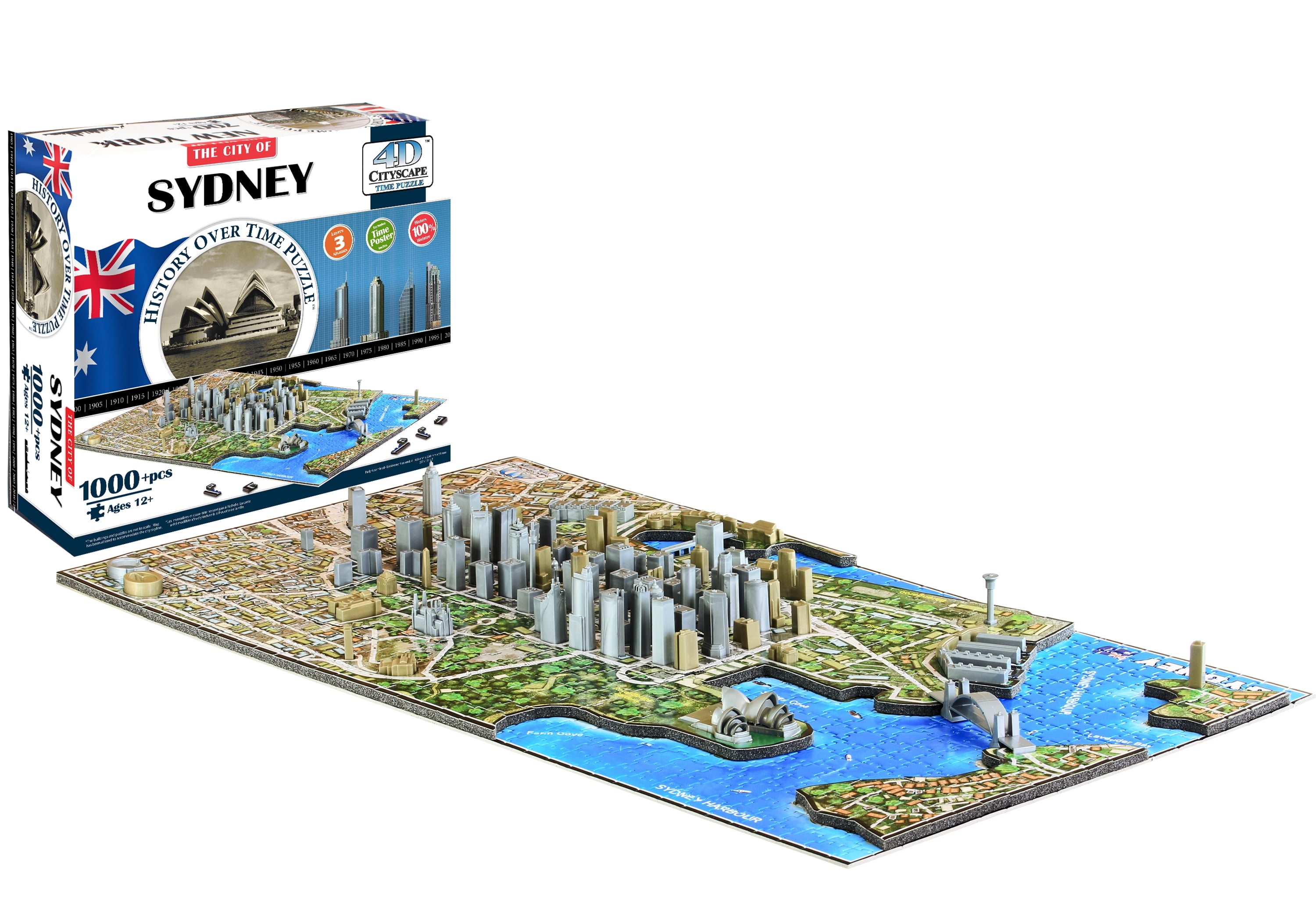 4D Sydney Cityscape Time Puzzle 