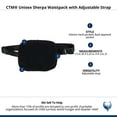 thumbnail image 4 of CTM Unisex Sherpa Waistpack with Adjustable Strap, 4 of 4