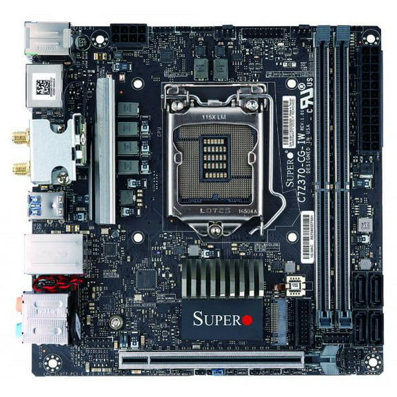 Supermicro C7Z370-CG-IW with Intel Z370 Mini-ITX Motherboard - LGA1151 Socket