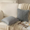 thumbnail image 4 of Ovzne Velvet Hot Velvet Home Living Room Bedside Modern Pillow Sofa Cushion Set, 4 of 6