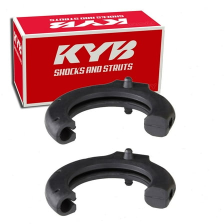 2 pc Front Lower Coil Spring Insulators compatible with Honda Civic 1.5L 1.8L 2.0L 2.4L L4 2006-2015