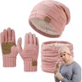 thumbnail image 1 of Ardenknit Winter Set, 3 Piece Set Windproof Knit Hat, Cap and Scarf Gloves, for Cold Weather, 1 of 8