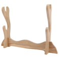 thumbnail image 1 of Wooden Swords Display Rack Two-Tier Organizer Ideal For Household And Shop Use Featuring Rectangular Shape With 37.5x25.5cm Size And 1Set Count, 1 of 5