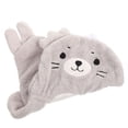 thumbnail image 1 of Mobutofu Cute Animal Hand Towels Hand Towel Grey Non-fading 1Pack, 1 of 5