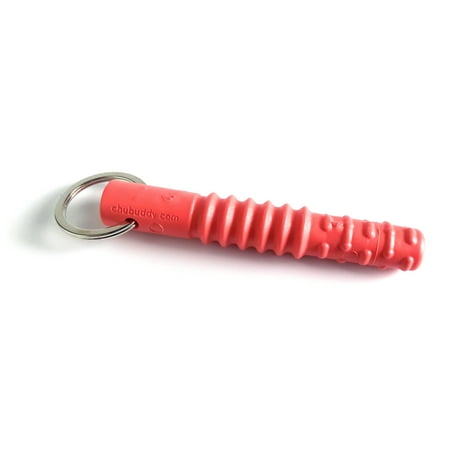 Zipper Zilla, Red | 70A Durometer Soft | Chew Factor 3.0 Strong | Attaches to Most Zippers | Easy