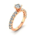 thumbnail image 2 of Certified 2.00ctw Diamond Solitaire Engagement Ring in 14k Rose Gold (G-H, I2), 2 of 5