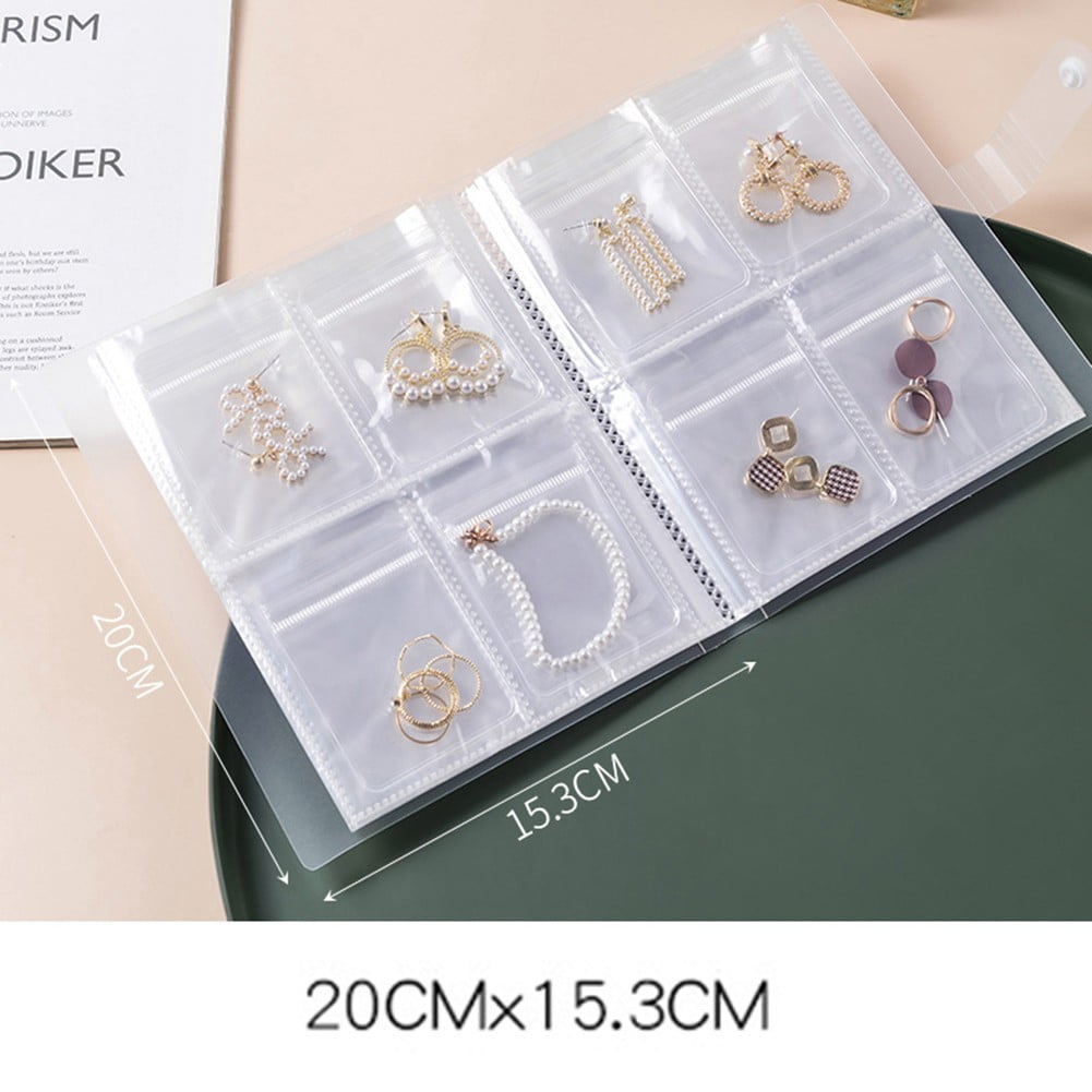 1pc Portable Earrings Organizer - Multifunctional Binder Storage Book for  Travel and Jewelry Display,Portable Earrings Travel Album Brooch Pin  Organizer Felt Jewelry Storage Book for Travel Business Trips Parties  Families Girls,Kids Adults