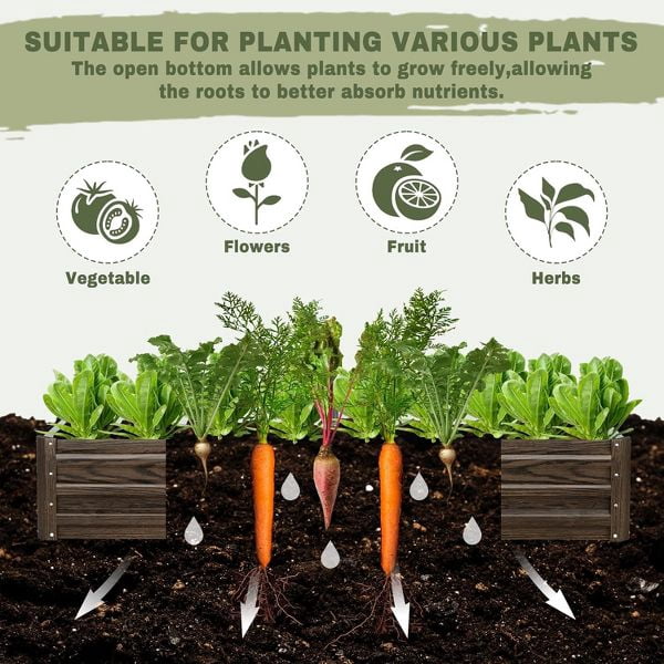 SLSY Galvanized Raised Garden Bed,Crop Cage,Plant Protection Net Tent Kit,Metal Planter Box Bottomless Planting Vegetables for Garden