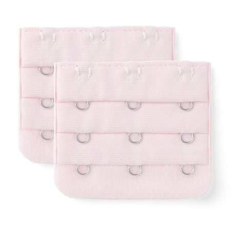 

Allegra K Women s 3 Hook Bra Extenders Extension Buckle Hooks Dark Pink 2 Pcs