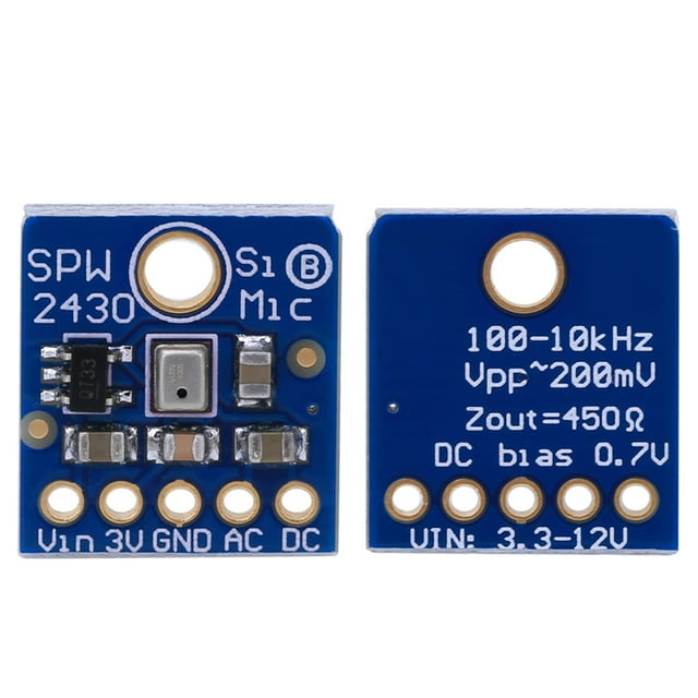Módulo de Sensor de Detección de Sonido Bling Bling Micrófono MEMS para Muestreo de Grabación FFT 3.3-5 V