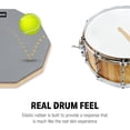 thumbnail image 3 of Drum Practice Pad Donner Silent de 12 pulgadas con baquetas, color gris, 3 of 8