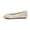 Hazy Taupe, variant on Women's Delicato Bow Textured Patent-Leather Ballet Flats, Color: Black, Size: 10 (A0K-001-080)