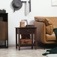 thumbnail image 5 of HOMCOM End Table with Drawer, Side Table with Bottom Shelf for Living Room, 5 of 10